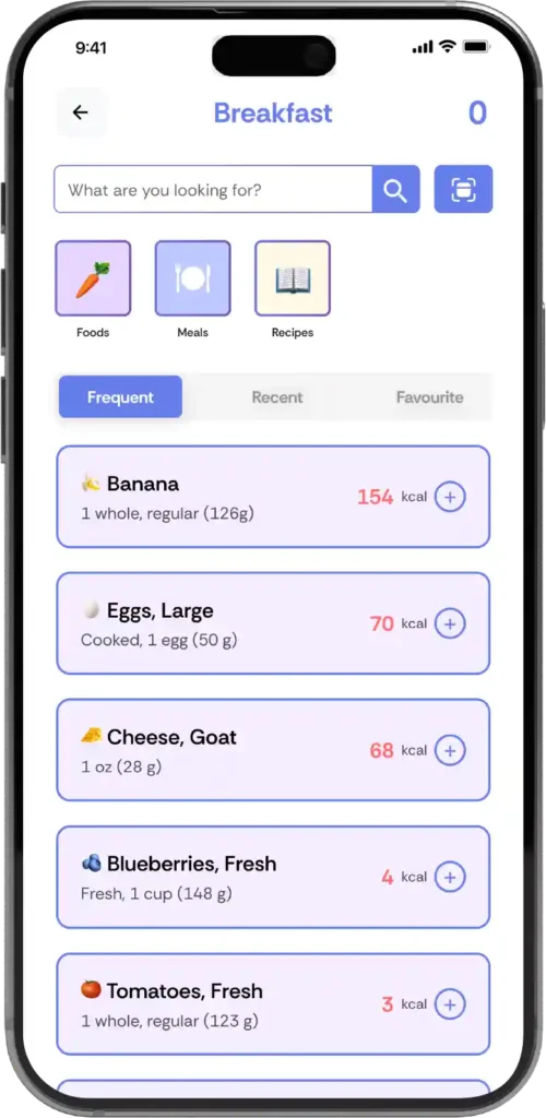 Diet App — screen 5
