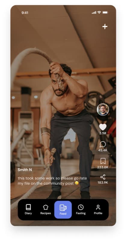 Diet App — screen 3