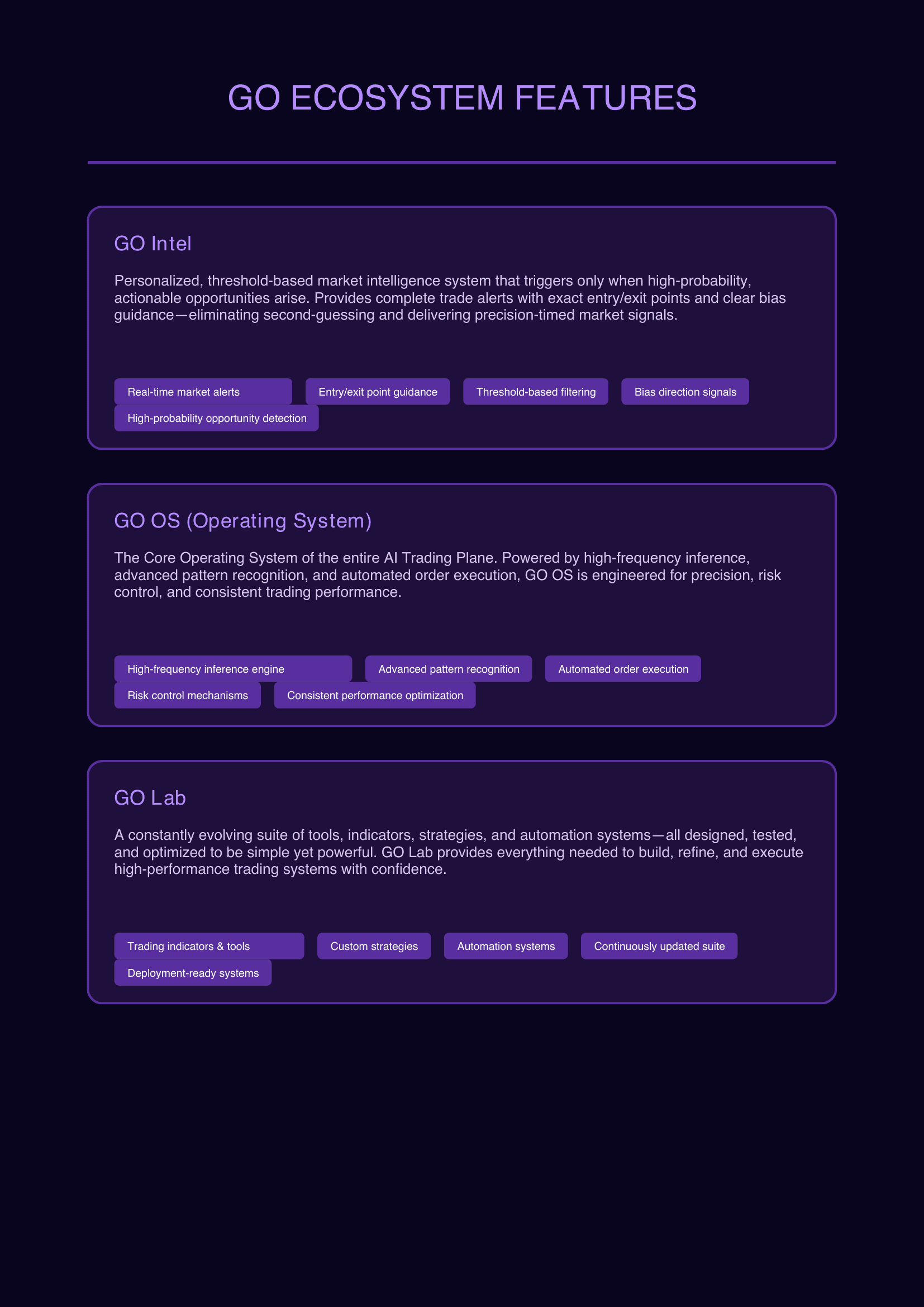 GO AI — screen 3